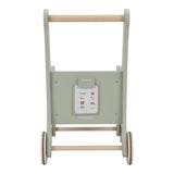Chariot de courses en bois FSC 🛒 avec accessoires et sac inclus. Léger, robuste et parfait dès 12 mois pour imiter les grands et faire ses courses comme au marché !