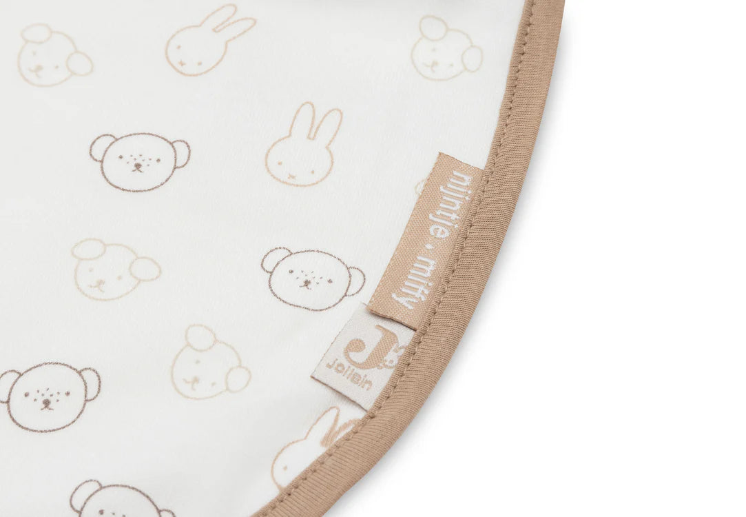 Bavoir Jersey imperméable Miffy Heads - 5 Unités