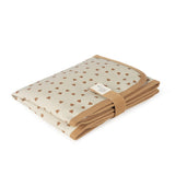 Tapis à langer bébé Poppy Cannelle – Motifs cœurs walking mum