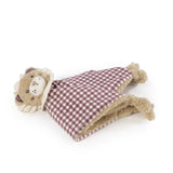 Doudou Lion Gala Cerise walking mum