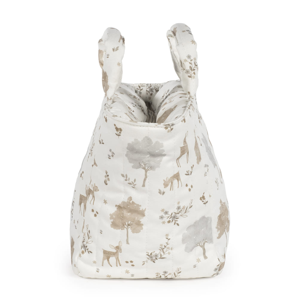 Trousse de toilette Nara Pasito a Pasito – Sac de toilette bébé 100% coton avec imprimé faon
