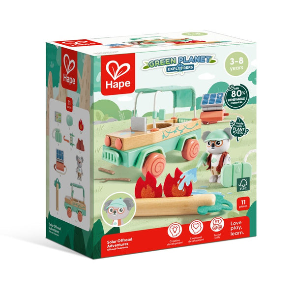 Voiture tout-terrain oscar enfant écologique – Jouet sauvetage forêt 3 ans