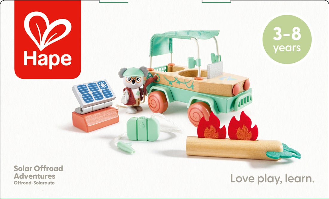 Voiture tout-terrain oscar enfant écologique – Jouet sauvetage forêt 3 ans