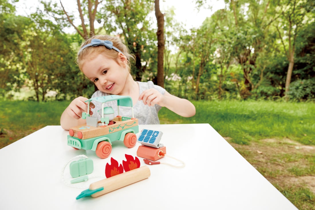 Voiture tout-terrain oscar enfant écologique – Jouet sauvetage forêt 3 ans