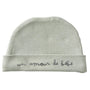 Bonnet Naissance “Un amour de bébé” Vert BB & CO
