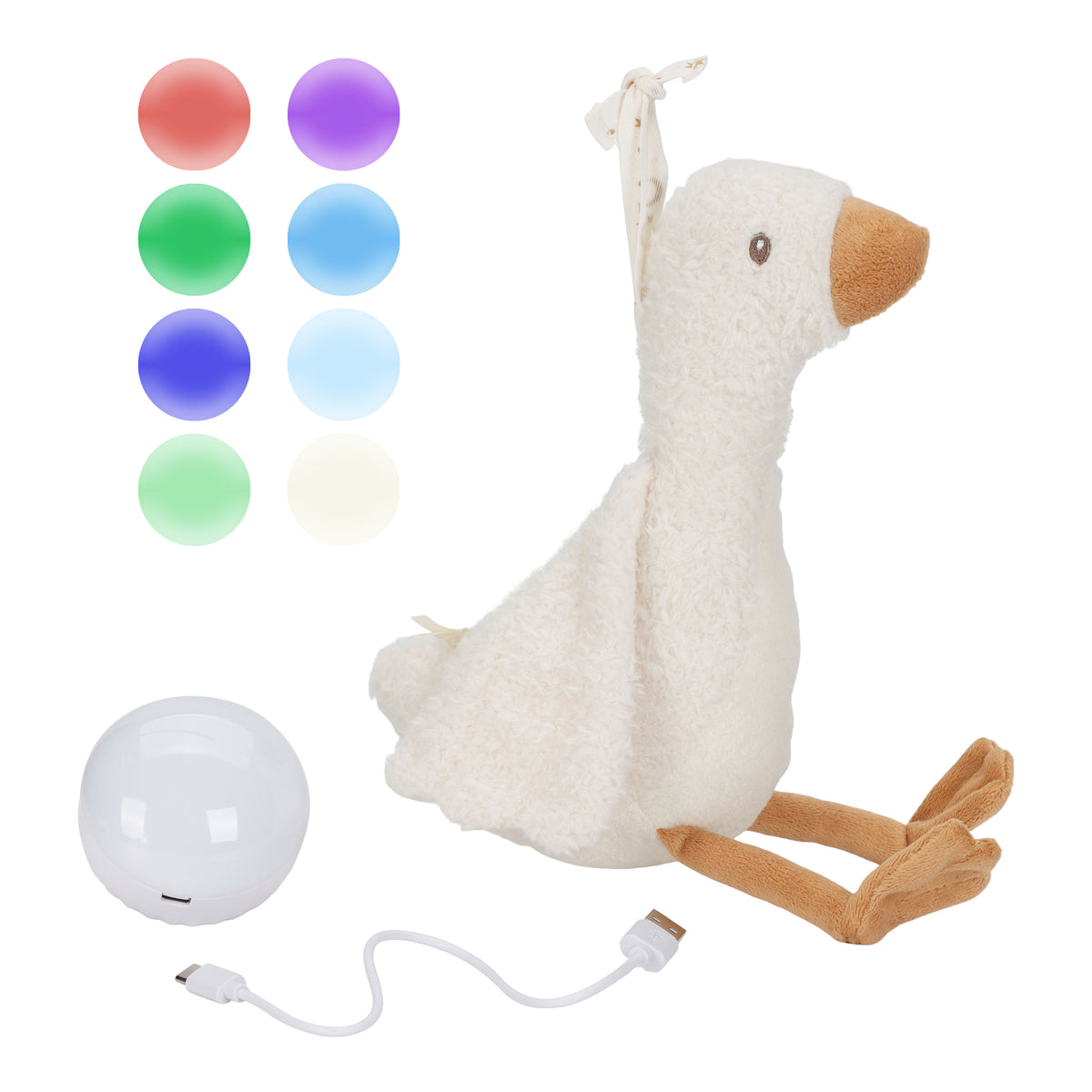 Peluche veilleuse musicale et lumineuse Oie - Newborn