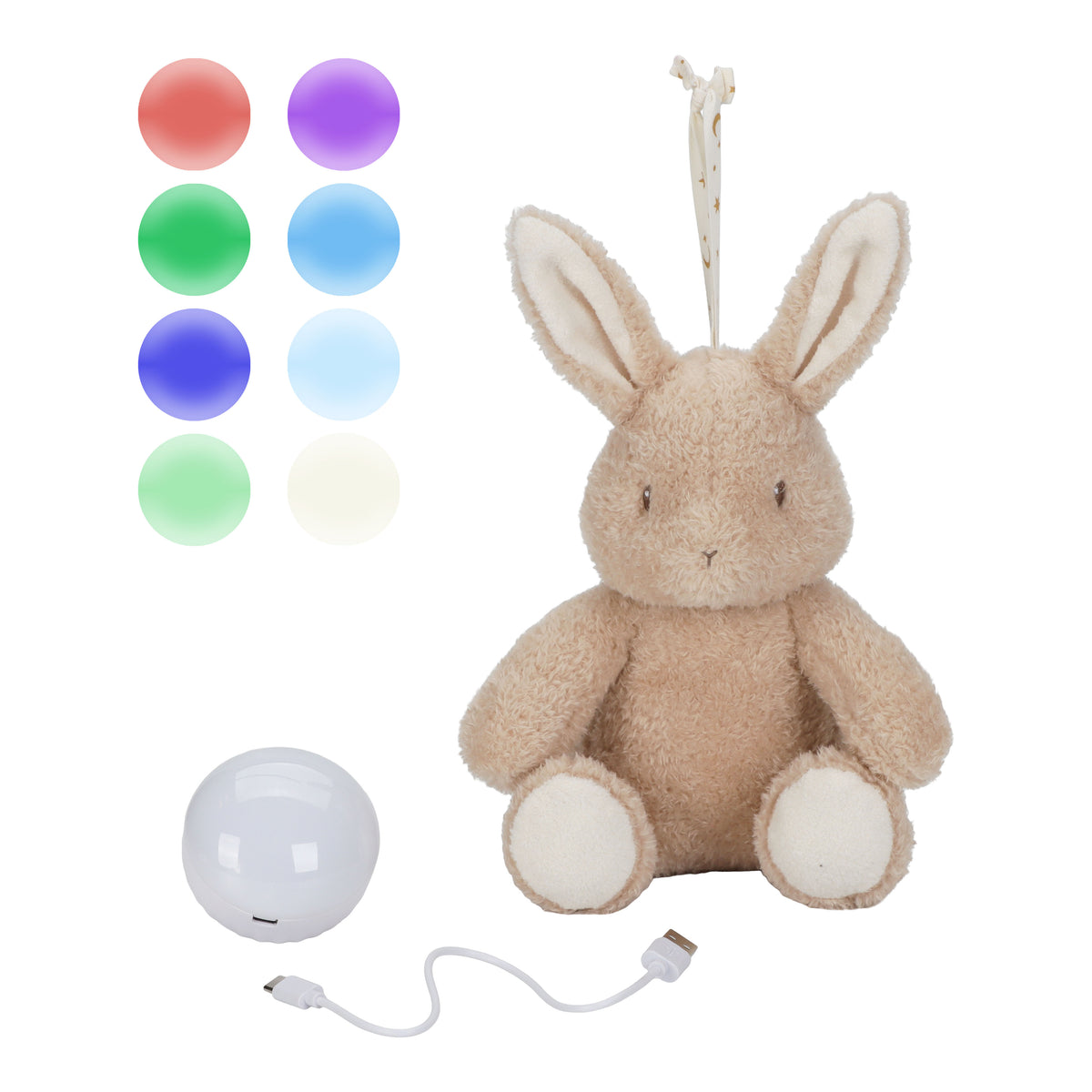 Peluche veilleuse musicale et lumineuse Lapin - Newborn
