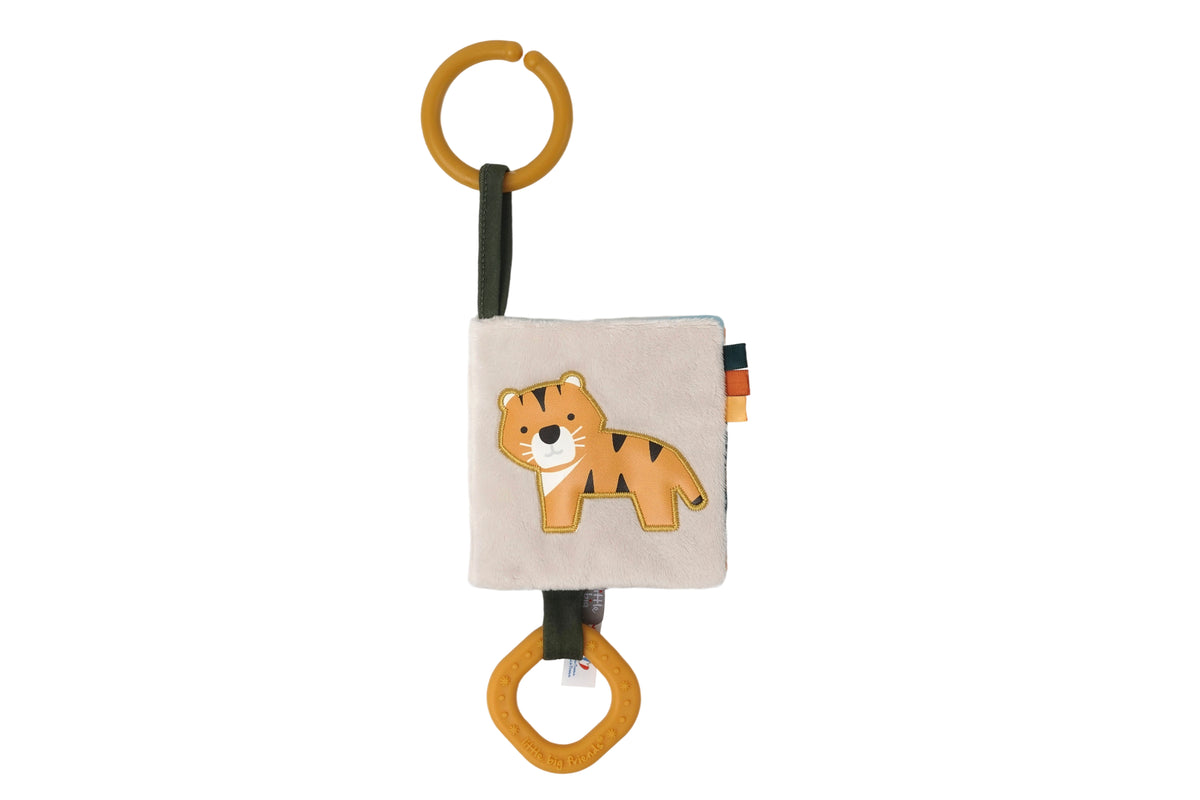Livre Tissu Bébé – Jungle 🐒🌿