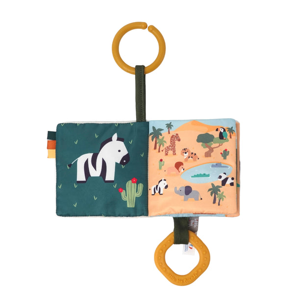 Livre Tissu Bébé – Jungle 🐒🌿