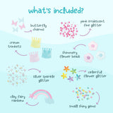 Créez un monde magique avec les Fun Fillers Fairy 🧚‍♀️ ! Accessoires sensoriels scintillants pour jeux d’éveil, pâte à modeler, eau, riz ou slime. Dès 3 ans.