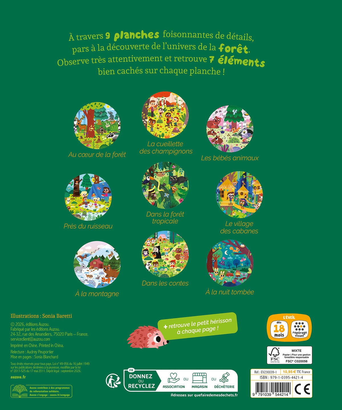 Cherche et trouve des tout-petits – Dans la forêt - AUZOU AUZOU