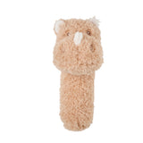 Hochet Rhinoceros TEDDY - 14 cm - Petit coeur salé