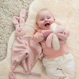 Maxi doudou bébé lapin rose poudré – doudou naissance 65 cm NATTOU