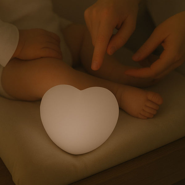 Veilleuse d’Allaitement en Silicone – Ruby Grise