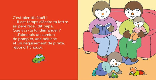 T’choupi écrit au Père Noël livre 2 ans
