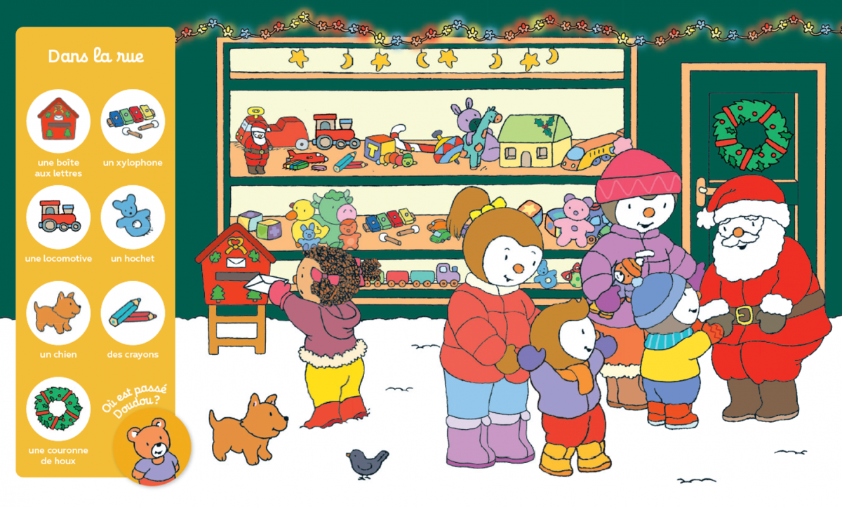 T’choupi Cherche et Trouve Noël – Dès 2 ans - Livre