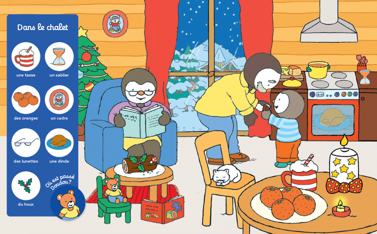 T’choupi Cherche et Trouve Noël – Dès 2 ans - Livre