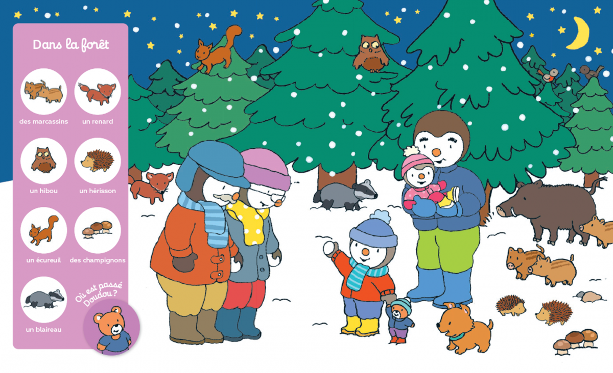T’choupi Cherche et Trouve Noël – Dès 2 ans - Livre
