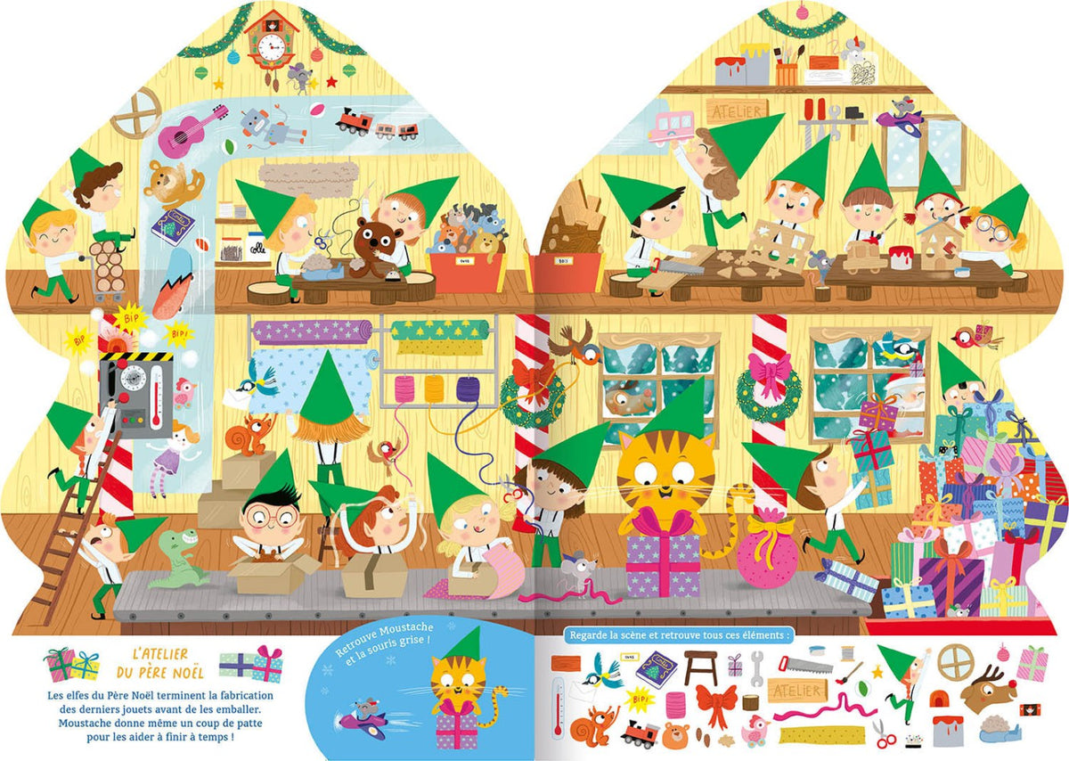 livre d’observation Noël enfants