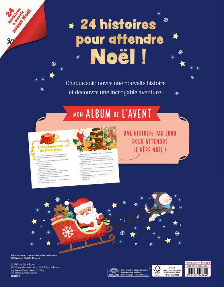 album de l'avent enfant histoires noël
