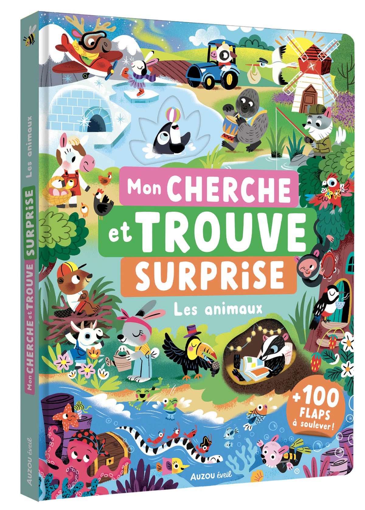 Mon Cherche et Trouve Surprise – Les Animaux 🦁 - Livre