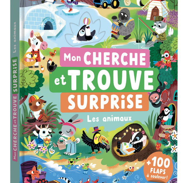 Mon Cherche et Trouve Surprise – Les Animaux 🦁 - Livre