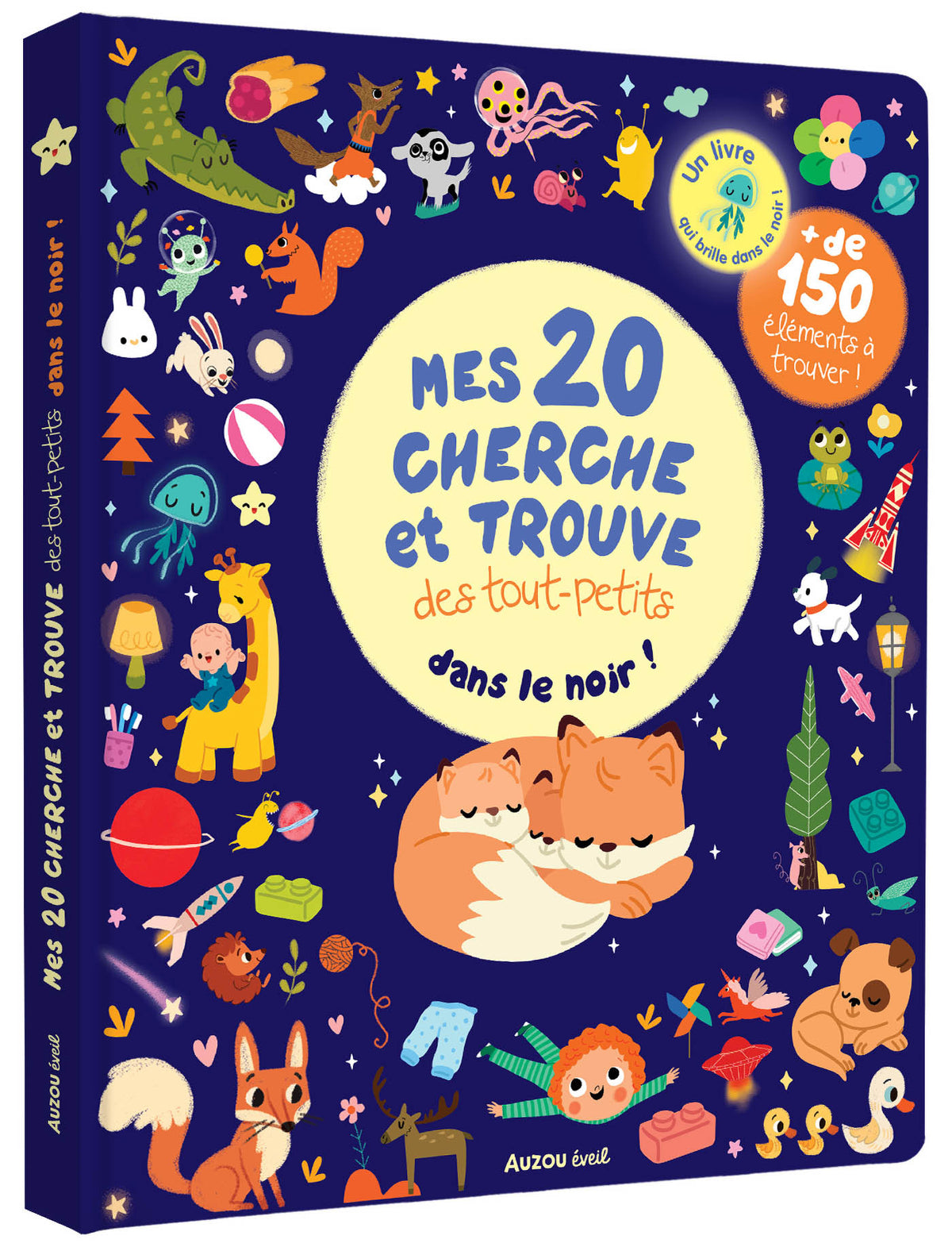 Mes 20 Cherche et Trouve des Tout-Petits – Qui brillent dans le noir ! 🌙✨- Livre