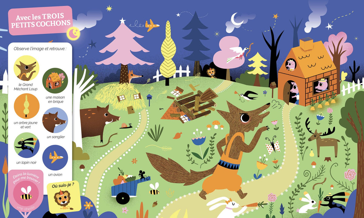 Mes 20 Cherche et Trouve des Tout-Petits – Qui brillent dans le noir ! 🌙✨- Livre