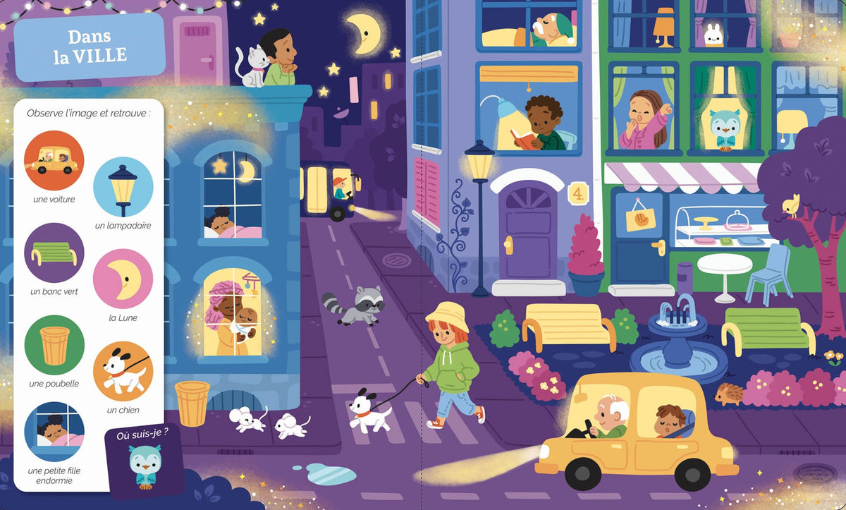 Mes 20 Cherche et Trouve des Tout-Petits – Qui brillent dans le noir ! 🌙✨- Livre