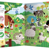 12 planches interactives et 100 sons à découvrir 🌾 Un cherche-et-trouve sonore pour éveiller l’attention, l’observation et l’audition des enfants dès 1 an !