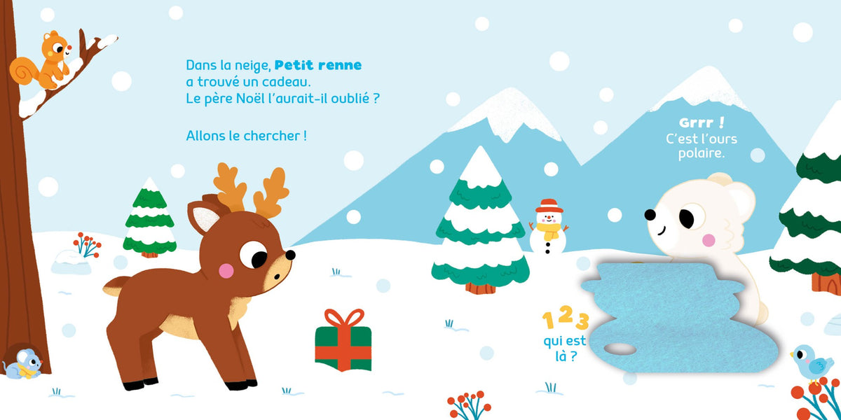 1, 2, 3, Qui est là ? – Joyeux Noël ! 🎄🦌- Livre