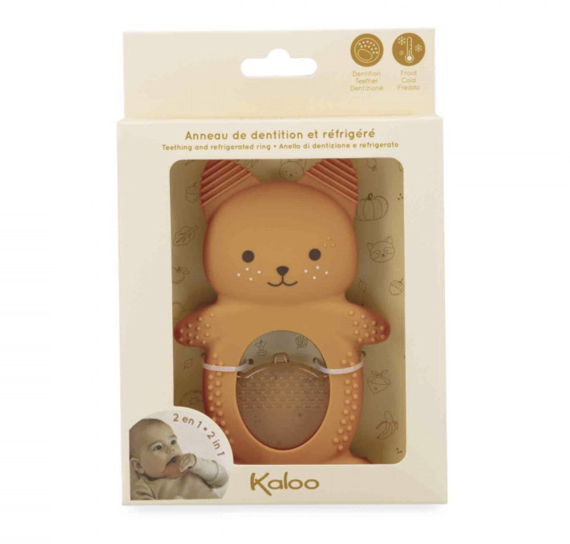 Anneau de dentition réfrigérant bébé – Écureuil