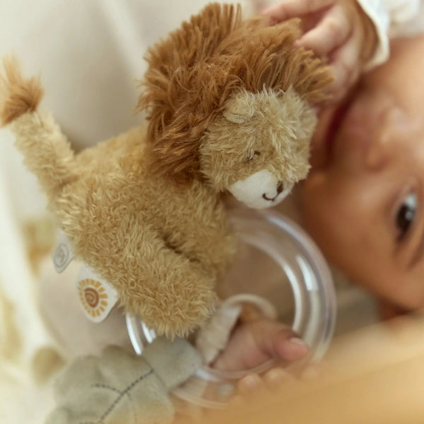 Anneau hochet lion Safari Friends – hochet sensoriel bébé