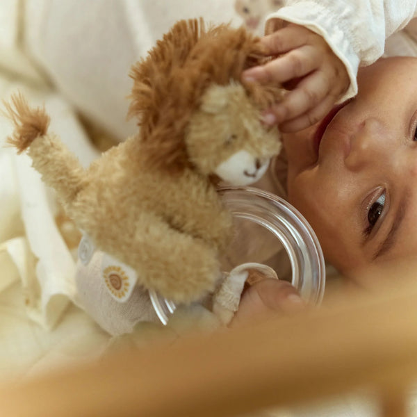 Anneau hochet lion Safari Friends – hochet sensoriel bébé