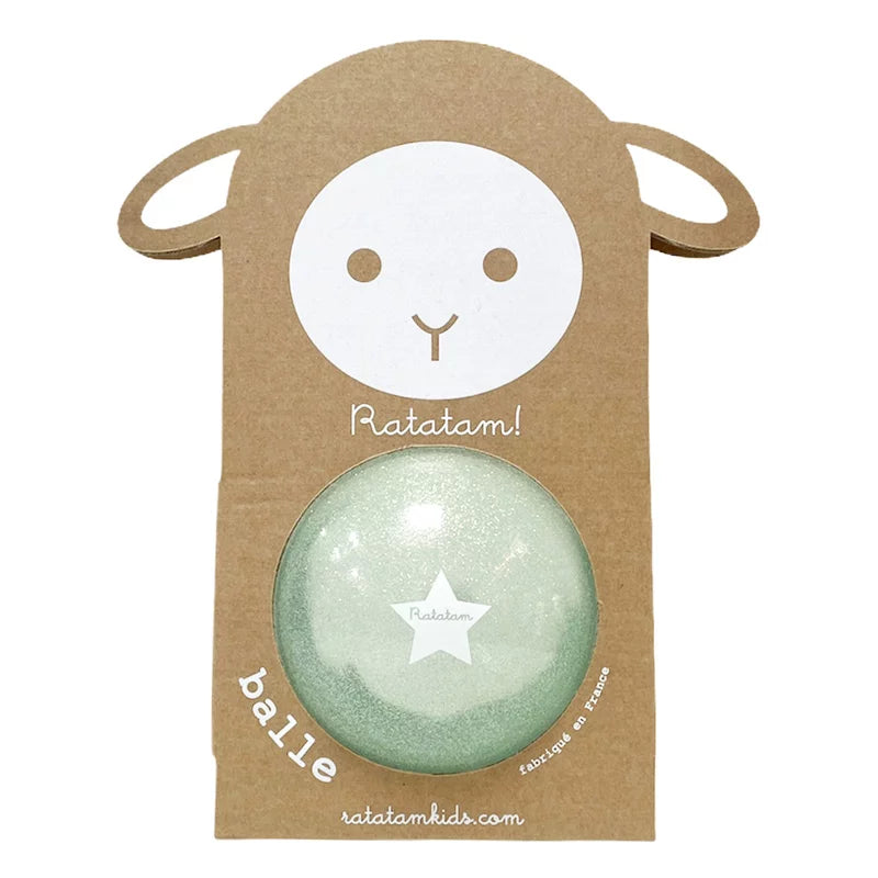 Ballon bébé bleu summer 10 cm – balle enfant légère Made in France