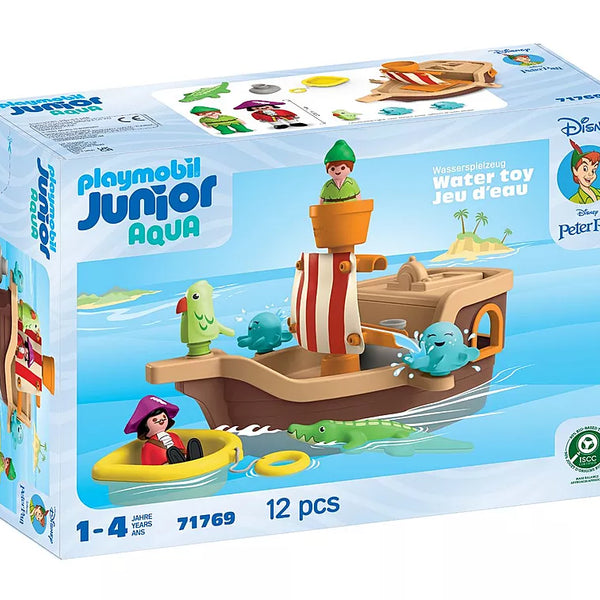 Bateau pirate Peter Pan Playmobil Junior – jouet bébé dès 1 an