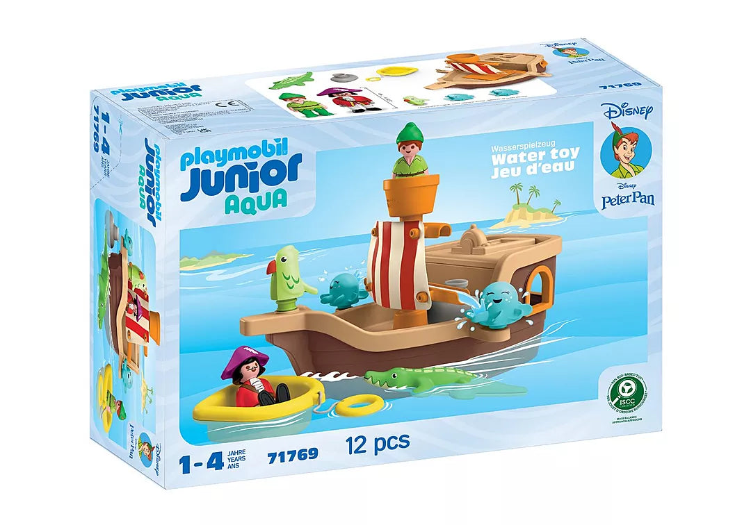 Bateau pirate Peter Pan Playmobil Junior – jouet bébé dès 1 an