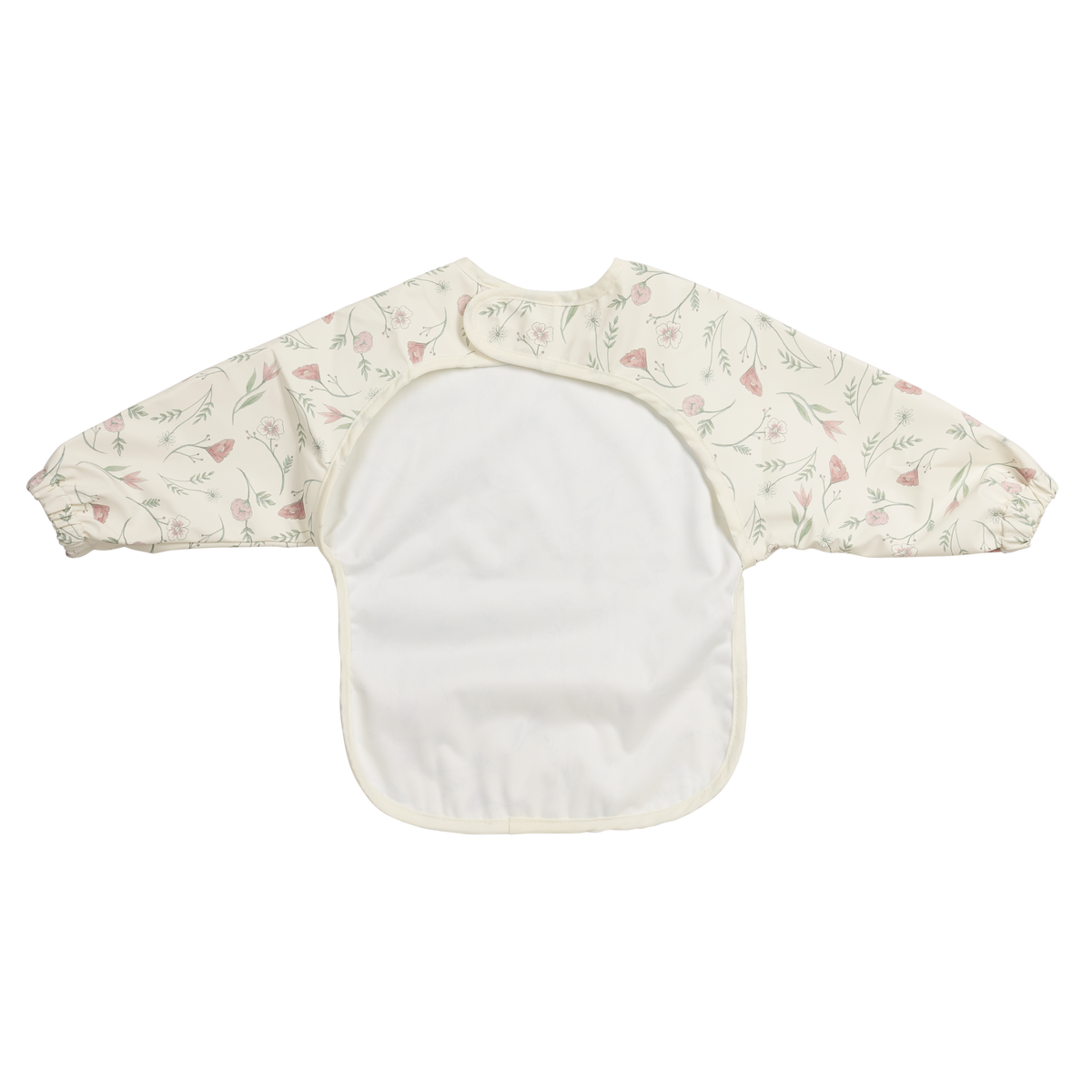 Bavoir à manches courtes fleuri imperméable 9 à 18 mois - Meyco Baby MEYCO BABY