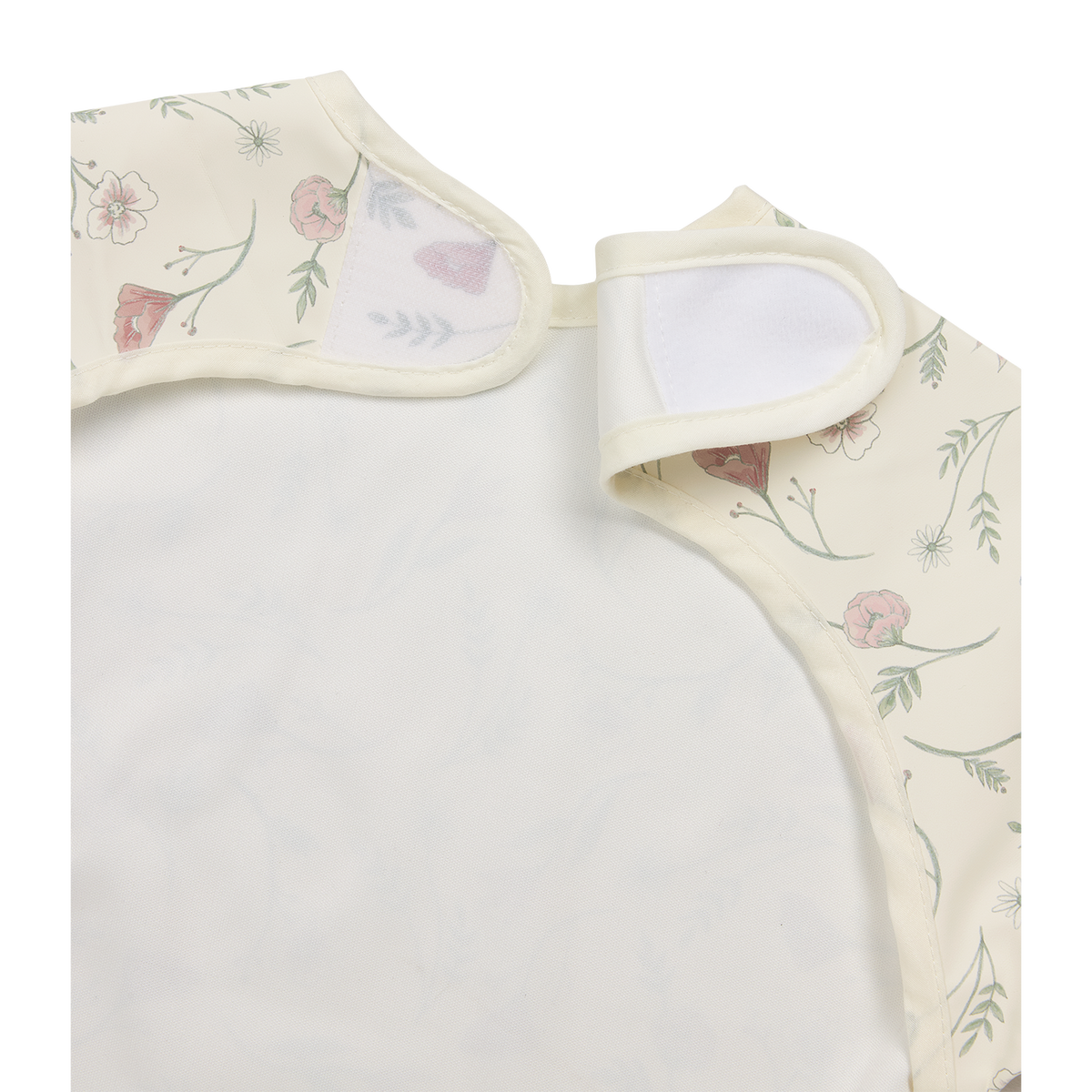 Bavoir à manches courtes fleuri imperméable 9 à 18 mois - Meyco Baby MEYCO BABY