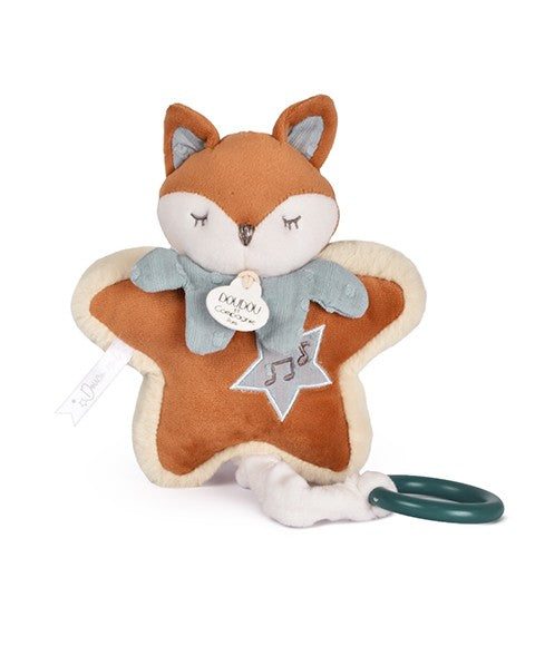 Boîte à musique bébé Timo – peluche musicale naissance 16 cm