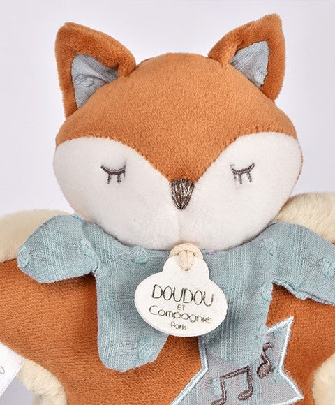 Boîte à musique bébé Timo – peluche musicale naissance 16 cm