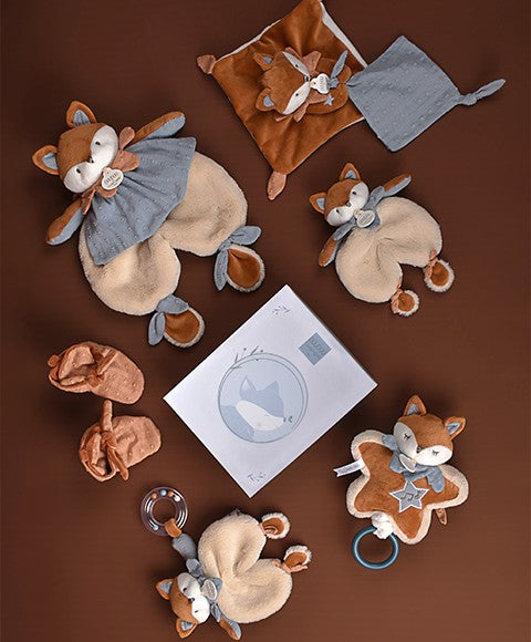 Boîte à musique bébé Timo – peluche musicale naissance 16 cm