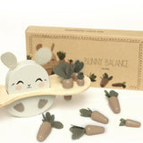 Offrez à votre enfant l’Échelle de Lapin 🐇, un puzzle en bois Montessori sûr et éducatif pour développer motricité, équilibre et créativité dès 3 ans.