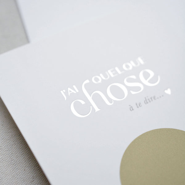 Carte à gratter annonce grossesse – Bébé en route