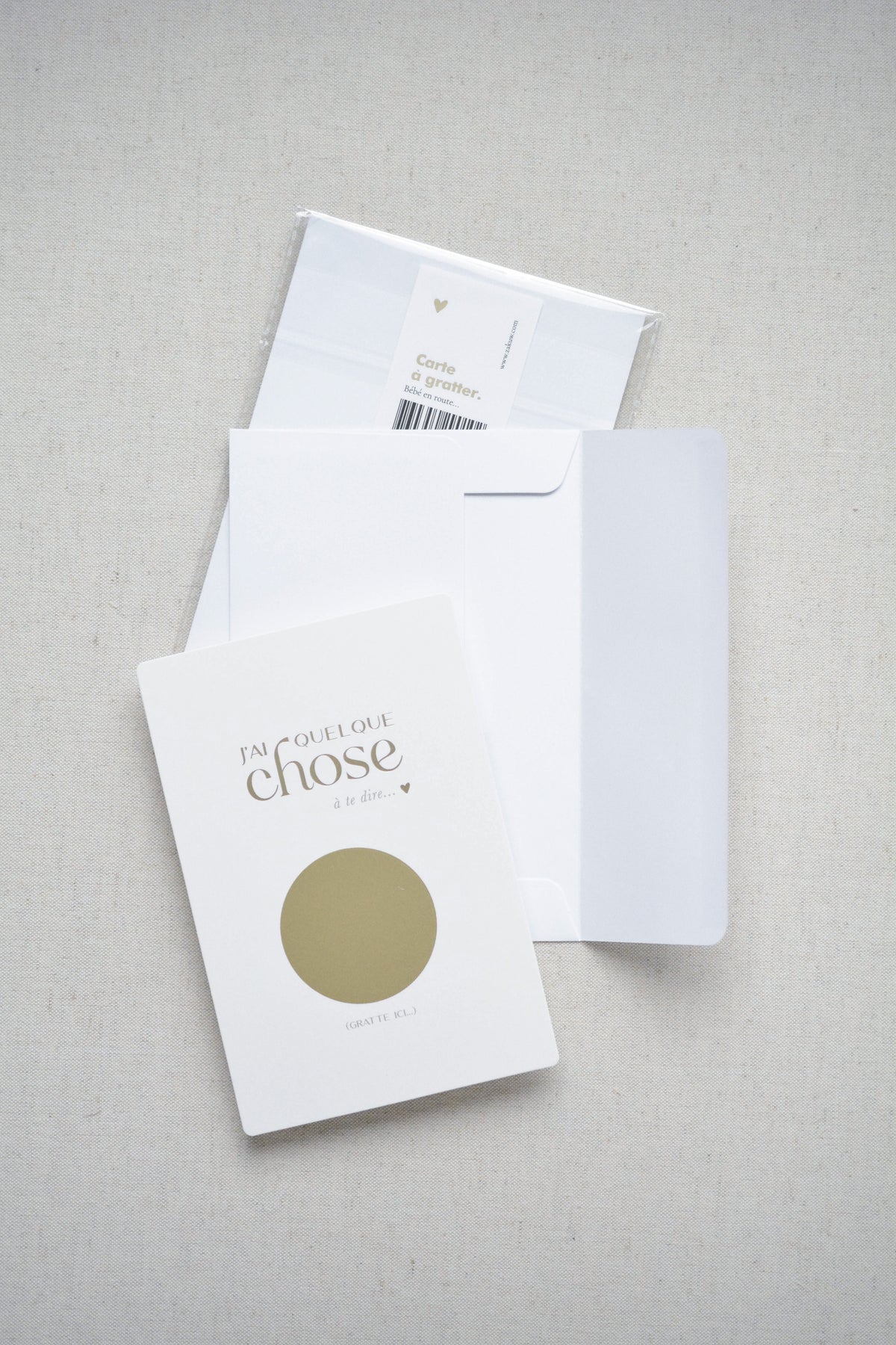 Carte à gratter annonce grossesse – Bébés en route