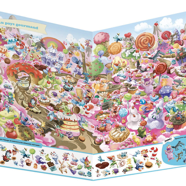 livre jeu observation enfant
univers fantastiques cherche et trouve