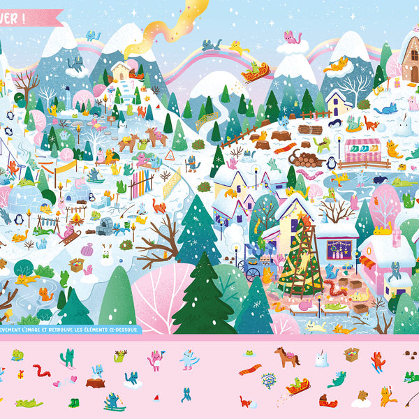 Le Cherche &amp; Trouve Akiko invite les enfants dès 4 ans à retrouver Akiko et ses adorables chats-licornes à travers de magnifiques illustrations pleines de détails. Une activité idéale pour développer l'observation tout en s'amusant.Livre Cherche &amp; Trouve Akiko dès 4 ans pour développer l'observation, la concentration et la mémoire visuelle dans un univers féerique.