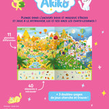 Le Cherche & Trouve Akiko invite les enfants dès 4 ans à retrouver Akiko et ses adorables chats-licornes à travers de magnifiques illustrations pleines de détails. Une activité idéale pour développer l'observation tout en s'amusant.Livre Cherche & Trouve Akiko dès 4 ans pour développer l'observation, la concentration et la mémoire visuelle dans un univers féerique.