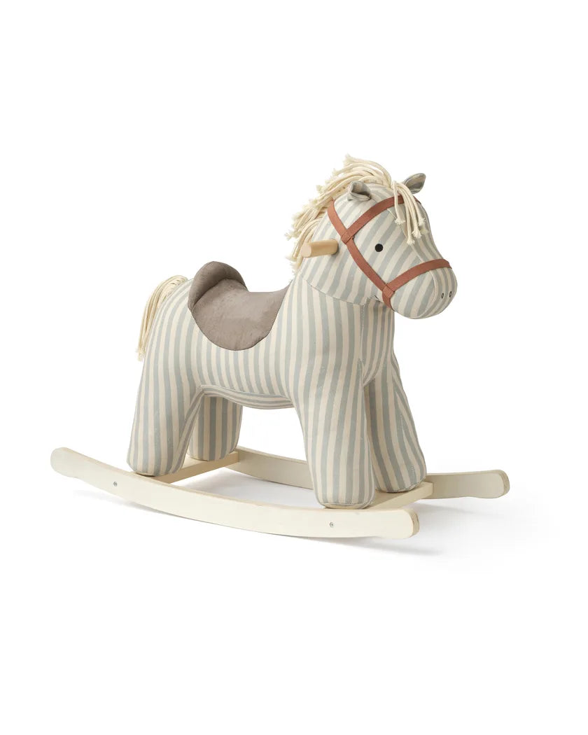 Cheval à bascule Sam en coton – jouet d’éveil dès 18 mois