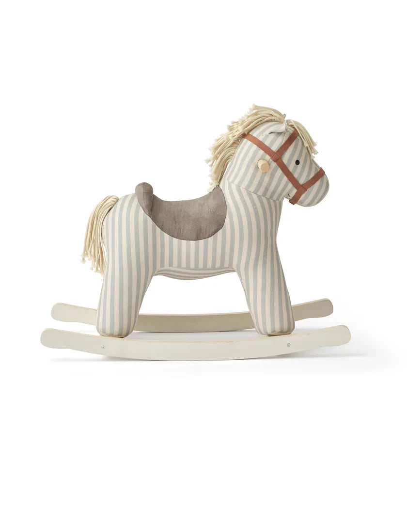 Cheval à bascule Sam en coton – jouet d’éveil dès 18 mois